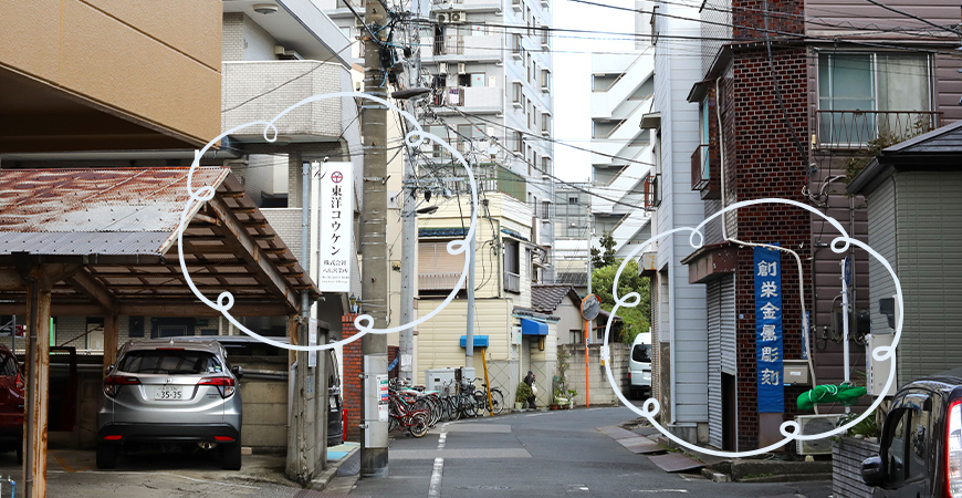 大田区の町工場の写真